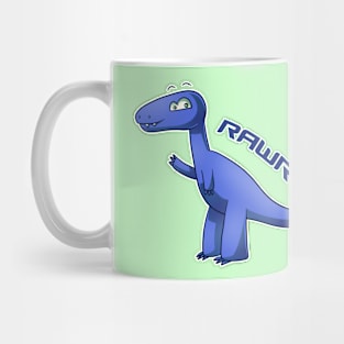 Blue T-Rex Mug